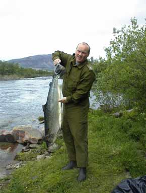 Fine salmon taken in Lakselv