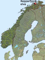 Here in Finnmark runs Repparfjordelva