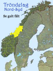 Fylkena Nord och Syd Tröndelag.
