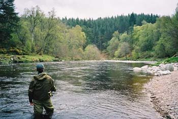 Fiskare vid sträckan, Glenferness foto: