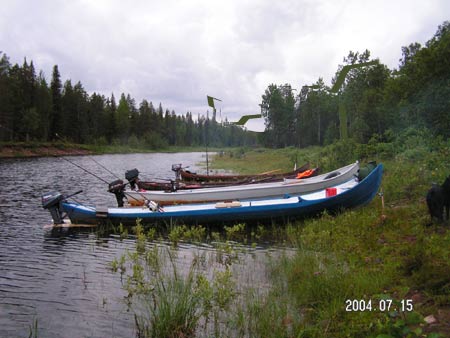 here you can go up in the tributaries with smaller boats. Foto:Fredrik M Skaulu.