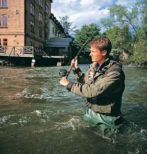 Fisherman at Storhusqvarn, Photo: Per-Erik Adamson